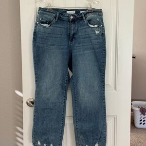 Judy Blue Boyfriend Jeans Blue Classic Style